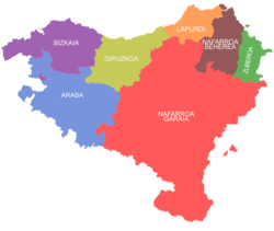 Genellikle Bask Ülkesinin tarihi 7 ili, günümüzde de kabul edilmektedir.