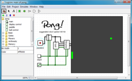 Pong in Logisim