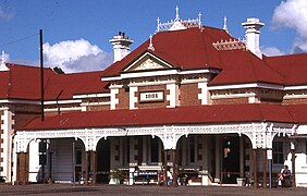 Mudgee railway station, architect John Whitton