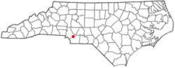 Location of HembyBridge, North Carolina