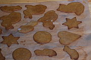 Homemade pepparkakor gingerbread, Sweden