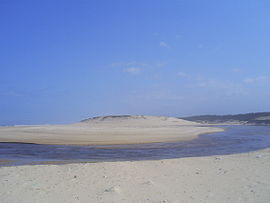 The beach at Moliets-et-Mâa