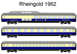 Restauratierijtuig WR 4üm-62 Coupérijtuig Av 4üm-62 Salonrijtuig Ap 4üm-62