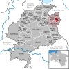 Lage der Gemeinde Suthfeld im Landkreis Schaumburg