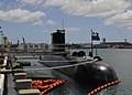 The Republic of Korea submarine Lee Eokgi (SS-071) prepares for Rim of the Pacific (RIMPAC) 2010 pierside at Joint Base Pearl Harbor-Hickam, Hawaii.