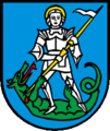 St. Georg abgesessen (historisches Wappen Vorlage:Wpde)