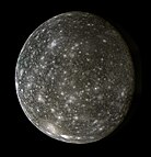 Callisto, the third largest moon in the Solar System