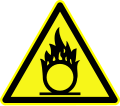 D-W011: Warnung vor brandfördernden Stoffen