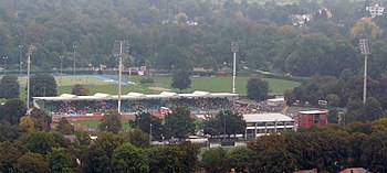 Das Donaustadion (Blick vom Münster)