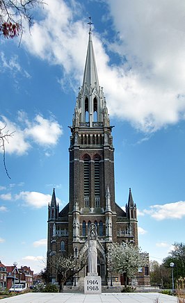 De Sint-Vaastkerk in Stegers