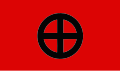 Norveçli neo-Nazilerin bayrağı.