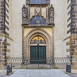 Herinneringsdeur voor de 95 stellingen aan de Slotkerk te Wittenberg