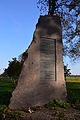 Gedenksteen voor Burchard Christoph von Münnich, een van de vroegere eigenaren van het landgoed