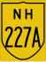 National Highway 227A marker