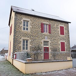 The town hall in Normier