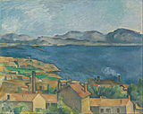 Marsilya Körfezi, L'Estaque'den bakış 1885