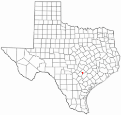 Location of Luling, Texas