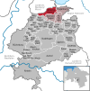 Lage der Gemeinde Wölpinghausen im Landkreis Schaumburg