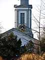 Der Kirchturm, Ansicht vom Botanischen Garten