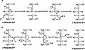 Aldol and dehydration mechanisms