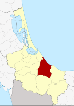 District location in Songkhla province