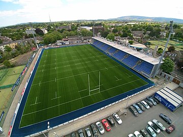 Aerial view after renovation