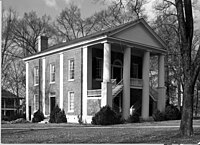 photo of Eumenean Hall, a two-story Greek Revival building