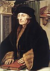 Hans Holbein the Younger, Portrait of Erasmus of Rotterdam, (1523)