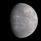 Mercury in color, taken by MESSENGER.