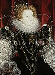 Nicholas Hilliard's portrait of Elizabeth I; c. 1575.[76]