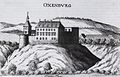 Schloss Ochsenburg im Jahr 1672, Stich von Georg Matthäus Vischer