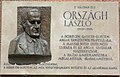 Országh László, Balaton utca 12. alkotó: Czinder Antal