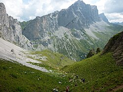 Auf dem Prättigauer Höhenweg mit dem Schwizertor.