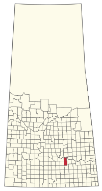 Location of the RM of Edenwold No. 158 in Saskatchewan