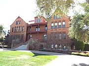 Different view of the Main Building Tempe Normal School , a.k.a. Old Main .