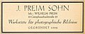 Werbung um 1920