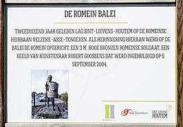 Informatiebord over De Romein