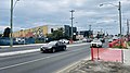 The site of the former level crossing at Parramatta Road, October 2022