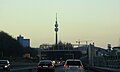 Florianturm in Dortmund voraus