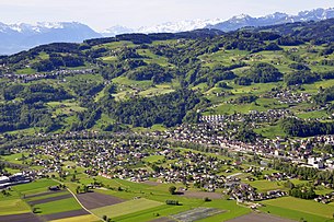 Ortsbild aus nordöstlicher Richtung