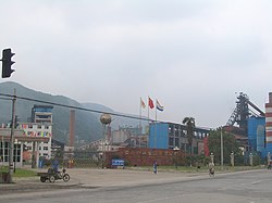 A pipe factory in Xialu District