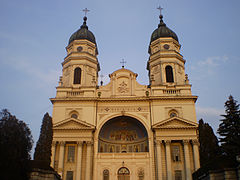 Metropolitan Cathedral in Iași, the largest historic Orthodox church in Romania