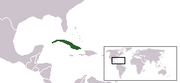 Locator map for Cuba