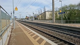 Blick über die Bahnsteige