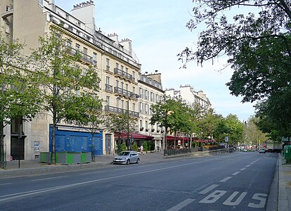 Boulevard du Temple an der Mündung in den Place de la République.