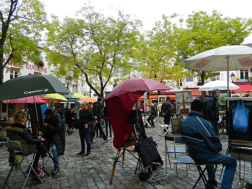 Place du Tertre am Tag …