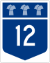 Highway 12 marker