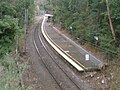 Westbound view of station platform, April 2006