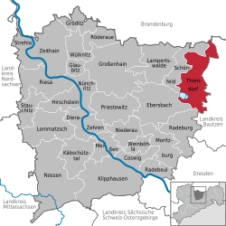 Thiendorf – Mappa