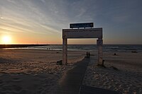 Wejście główne na plażę wschodnią